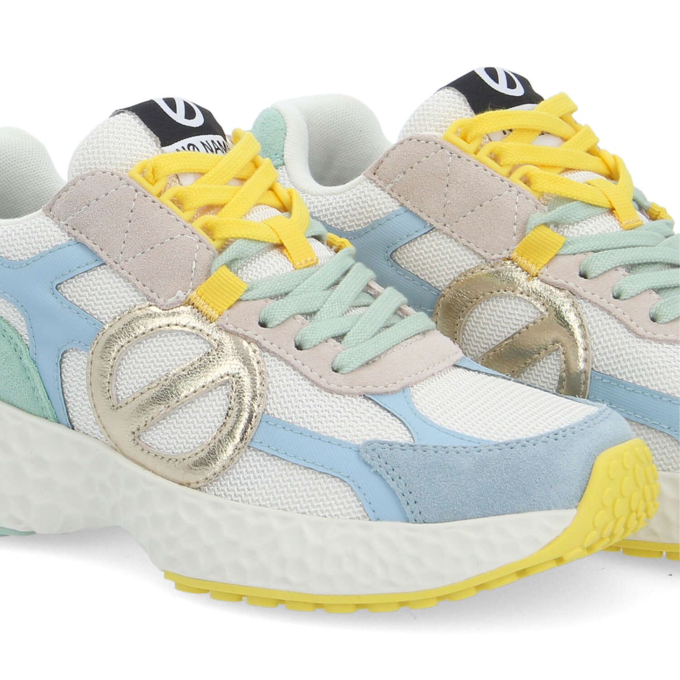 CARTER 2.0 RUNNER W - KNIT/SDE/SDE - OFF WHITE/SICILIAN BLUE/GREEN